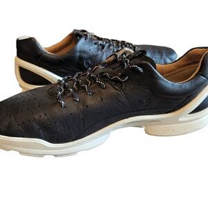 Ecco Biom Women's Black Leather Sneakers